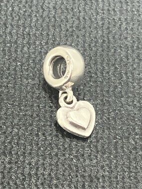 Pandora 925 ALE Double Heart Dangle Charm | #790373